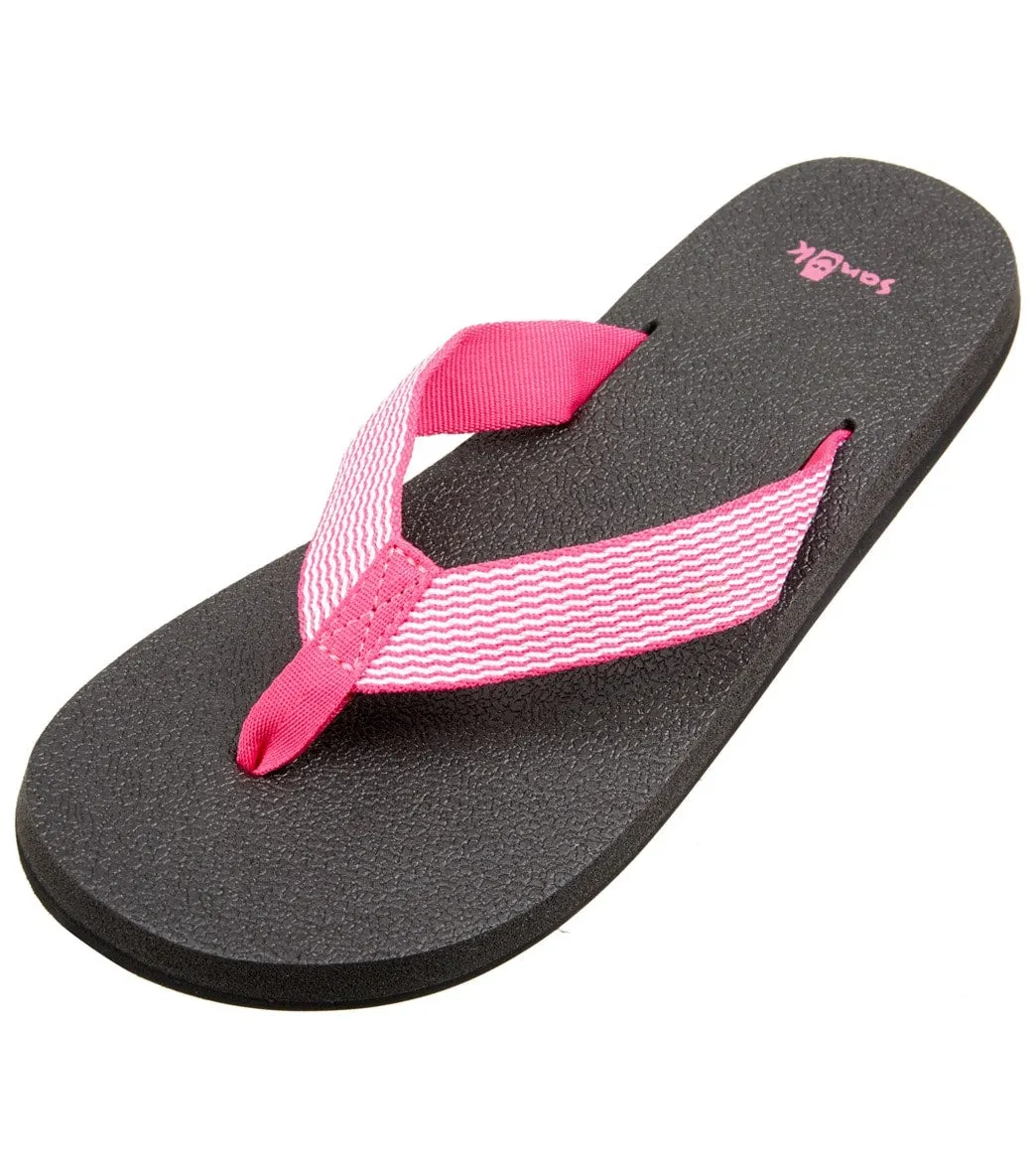 Sanuk Women's Yoga Mat Webbing Flip Flop