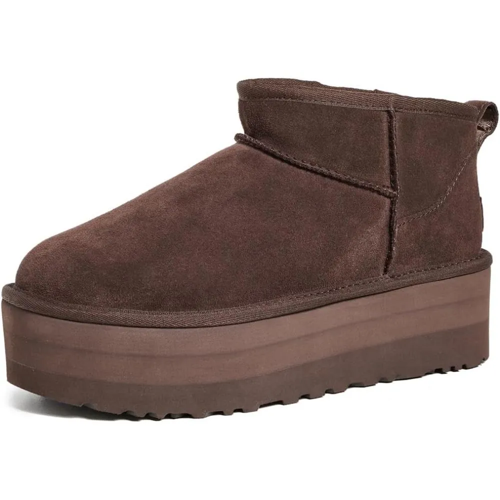 Water Resistant Mini Platform Boots